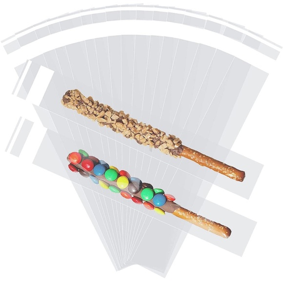 25ct 2x10’ Clear Cello Bags w/Free Stickers 🍃🆕🍃Crystal Clear~ Resealable Bags - Picture 3 of 8